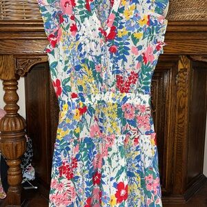 Pinch Floral Multicolor Dress in cotton size small